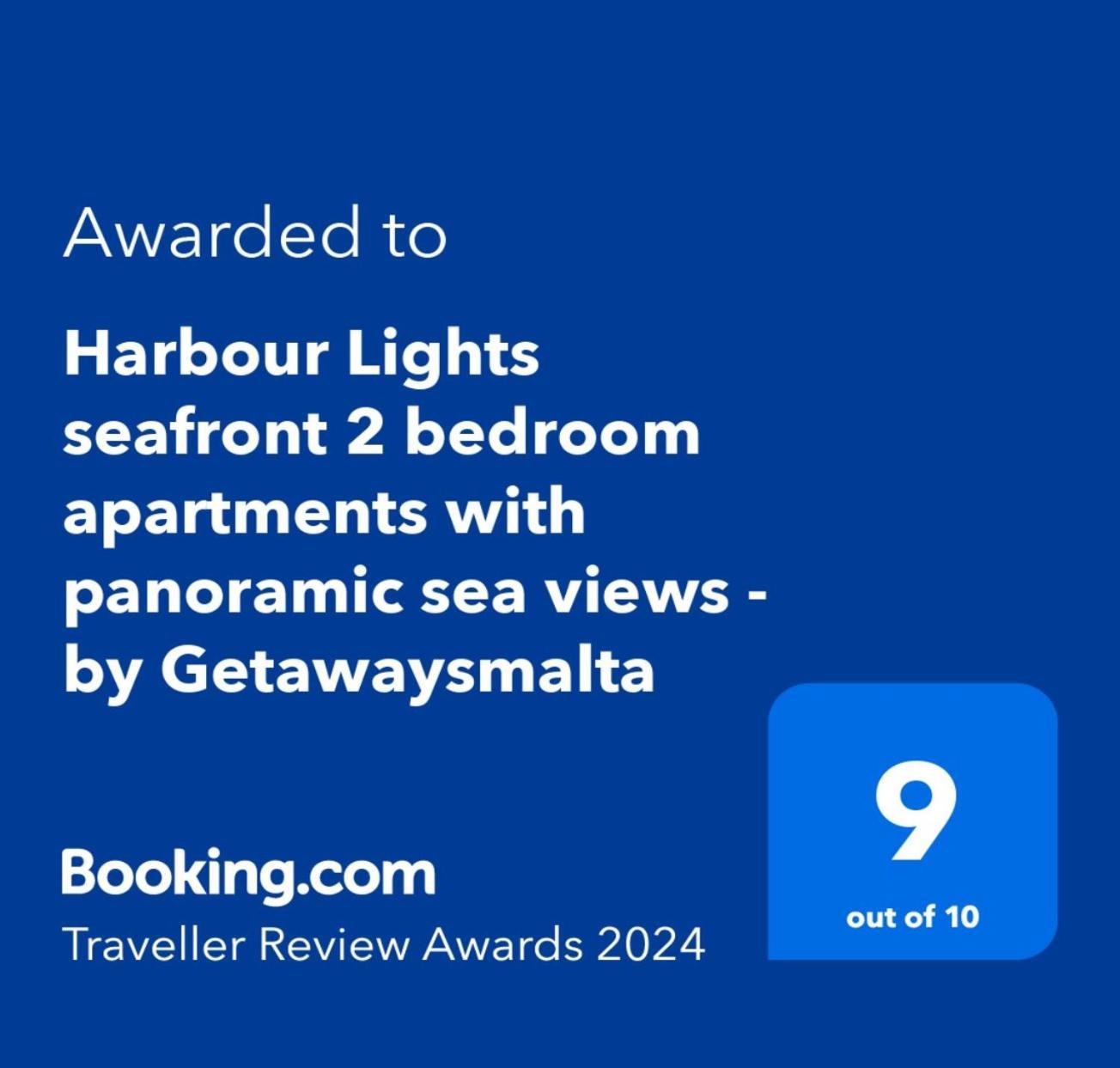 Harbour Lights Seafront 2 Bedroom Apartments With Panoramic Sea Views - By Getawaysmalta Сент-Полс-Бей Экстерьер фото